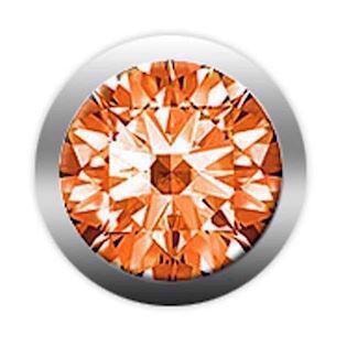 Christina Design London Collect ædelsten, Orange safir